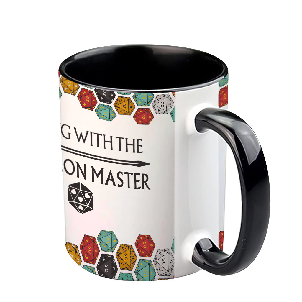 Schlafen mit dem Spielleiter - Personalisierte RPG-Akzent-Tasse