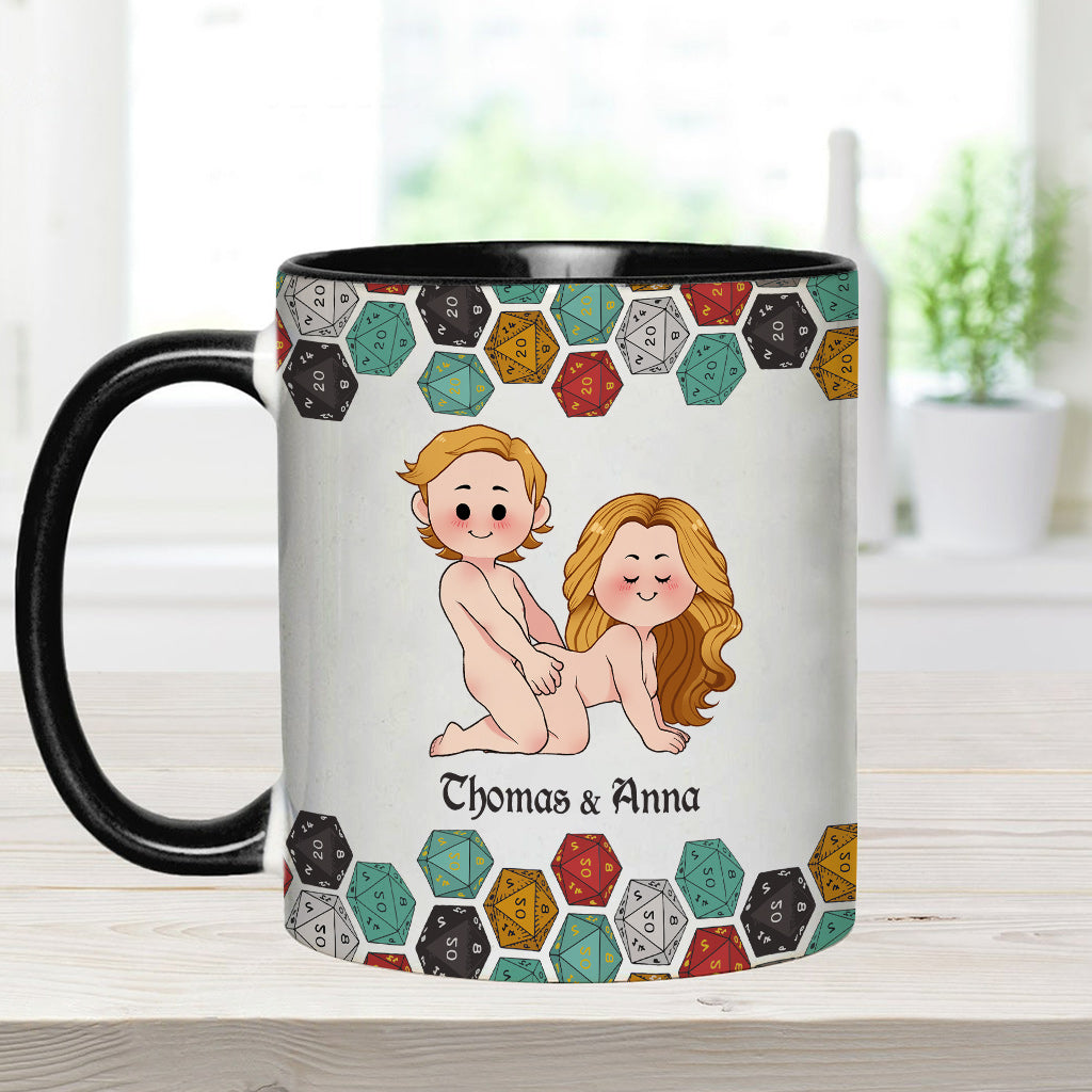 Schlafen mit dem Spielleiter - Personalisierte RPG-Akzent-Tasse