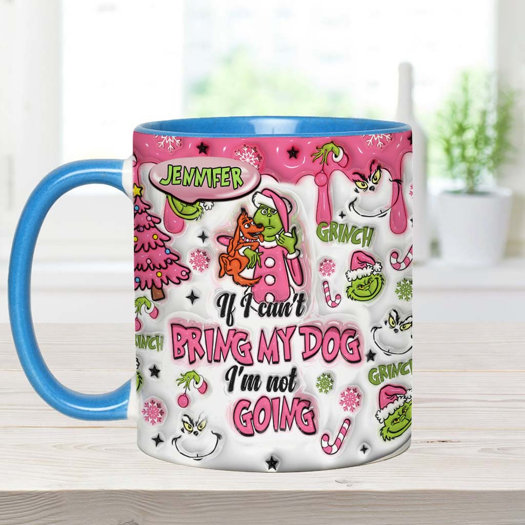 Wenn ich meinen Hund nicht mitbringen kann – personalisierte Stola-Weihnachtstasse