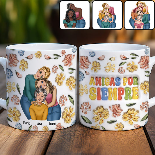 Amigas Por Siempre - Personalized Bestie Mug