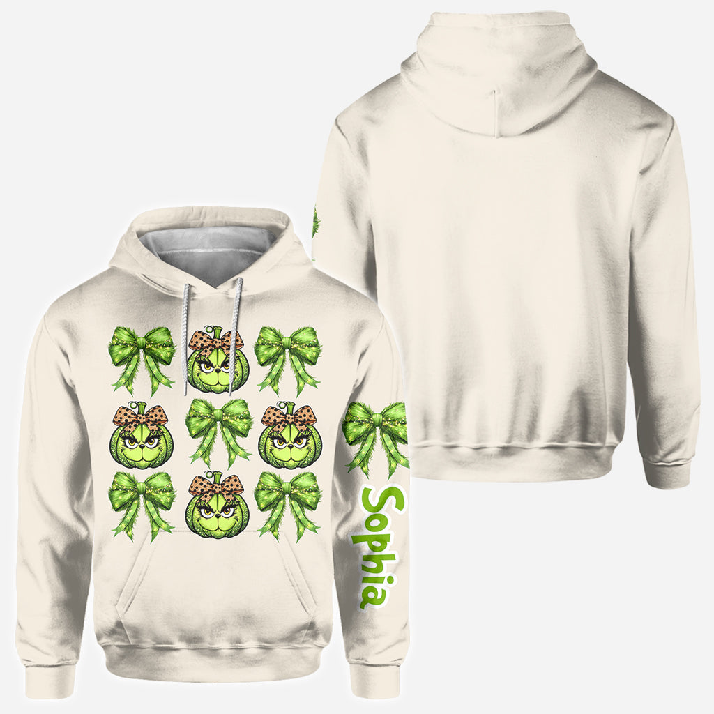 Heute besonders grinchig drauf - Personalisiertes Stola-Weihnachtsshirt