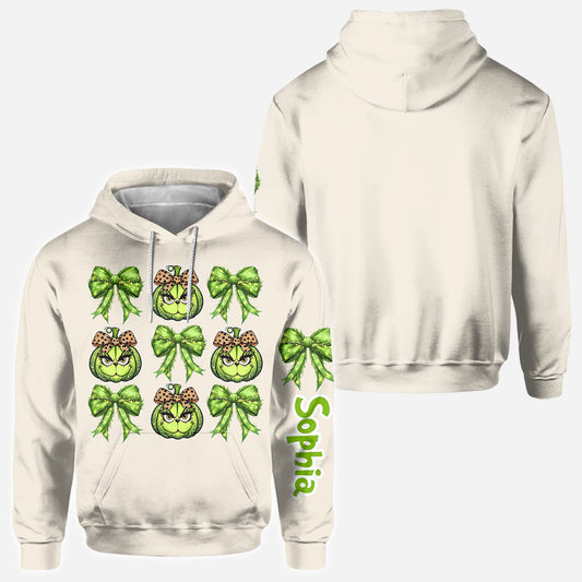 Heute besonders grinchig drauf - Personalisiertes Stola-Weihnachtsshirt