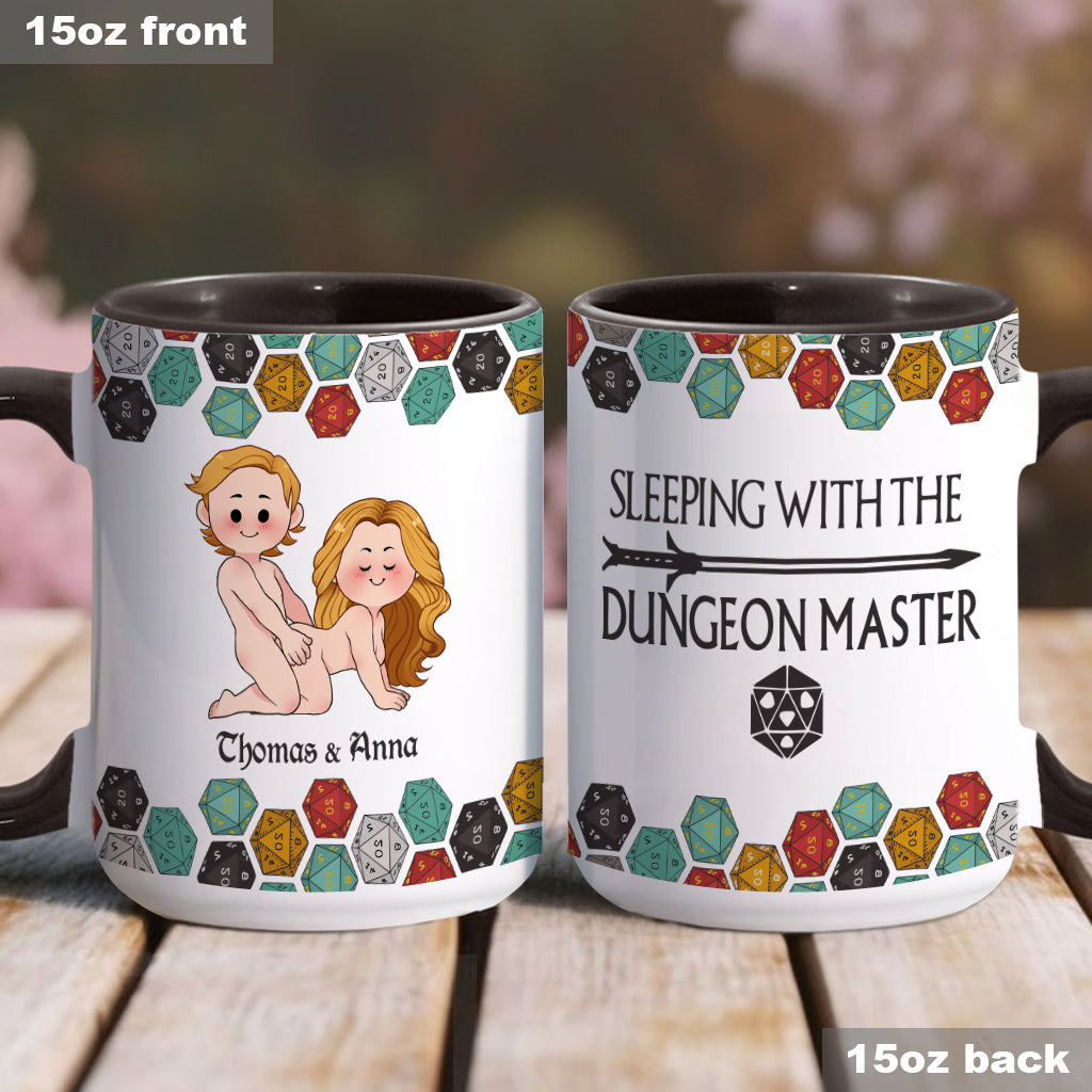 Schlafen mit dem Spielleiter - Personalisierte RPG-Akzent-Tasse