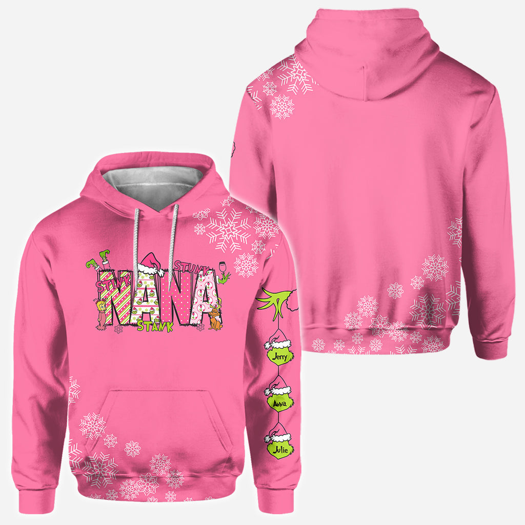 Grand-mère Grincheuse - T-shirt personnalisé « Vol de Noël »