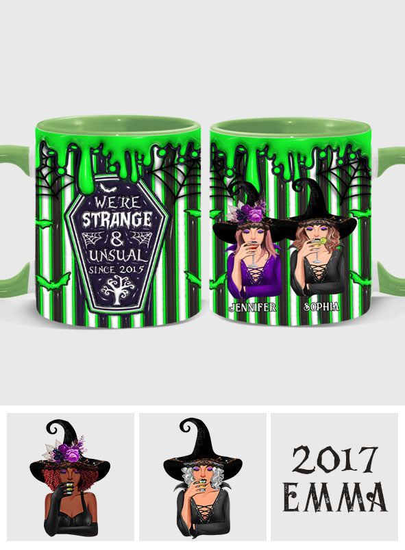 Nous sommes étranges et uniques - Mug personnalisé pour meilleure amie
