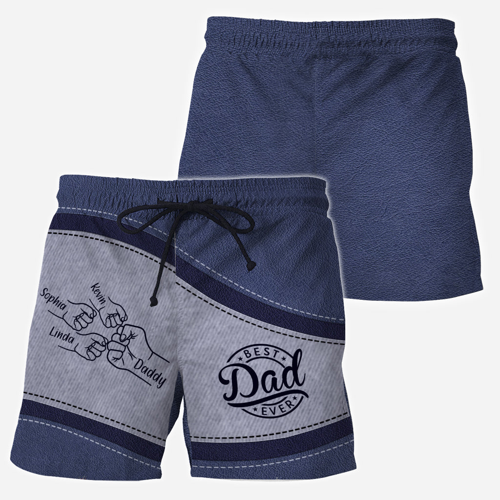 Best Dad Ever - Personalized Father Men Shorts