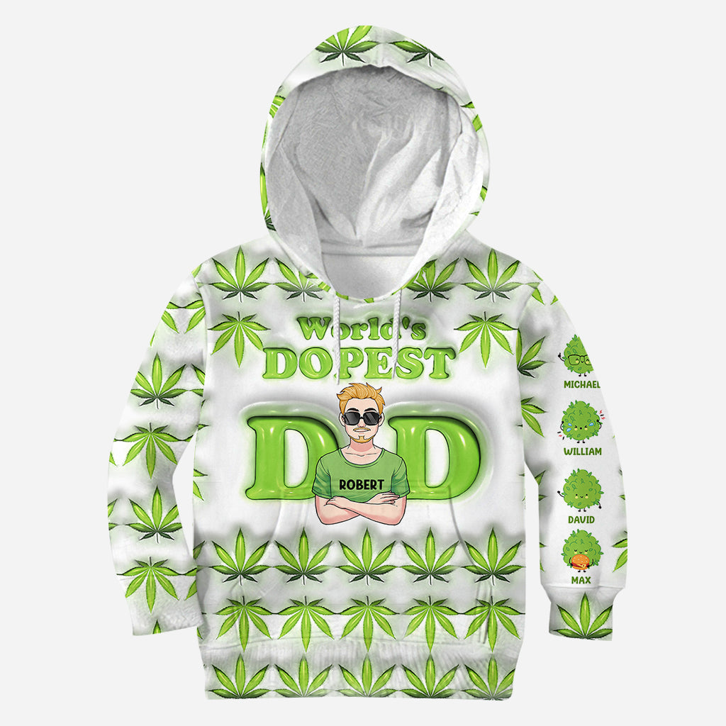 Der coolste Papa aller Zeiten – personalisiertes Vater-Shirt