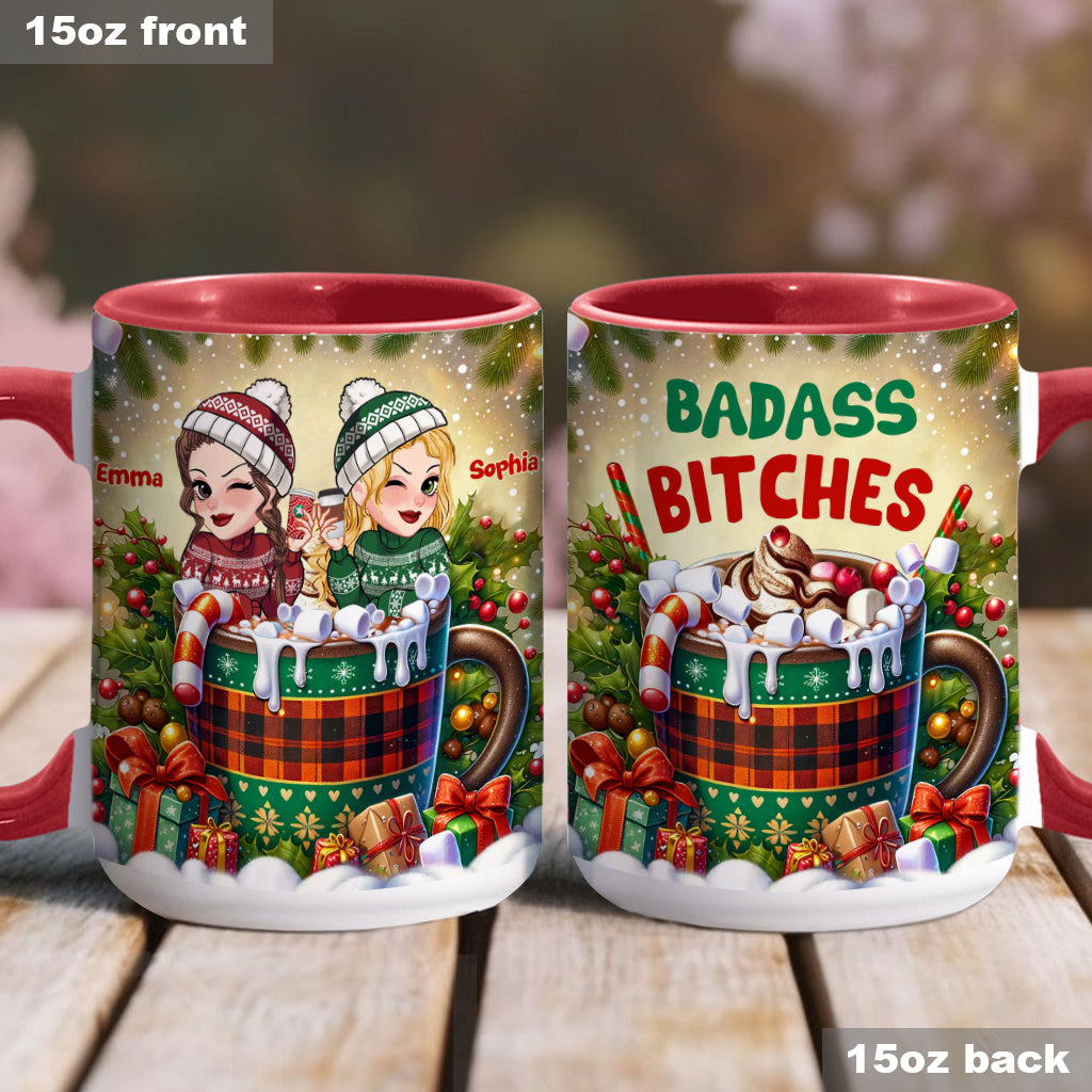 Meilleures amies - Mug personnalisé « Badass Bitches »