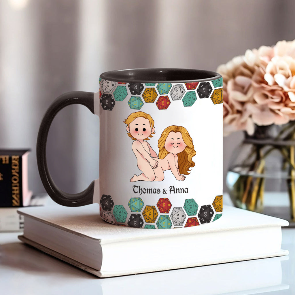 Schlafen mit dem Spielleiter - Personalisierte RPG-Akzent-Tasse