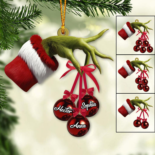 Fröhliche Grinchmas – Personalisierter Familienschmuck