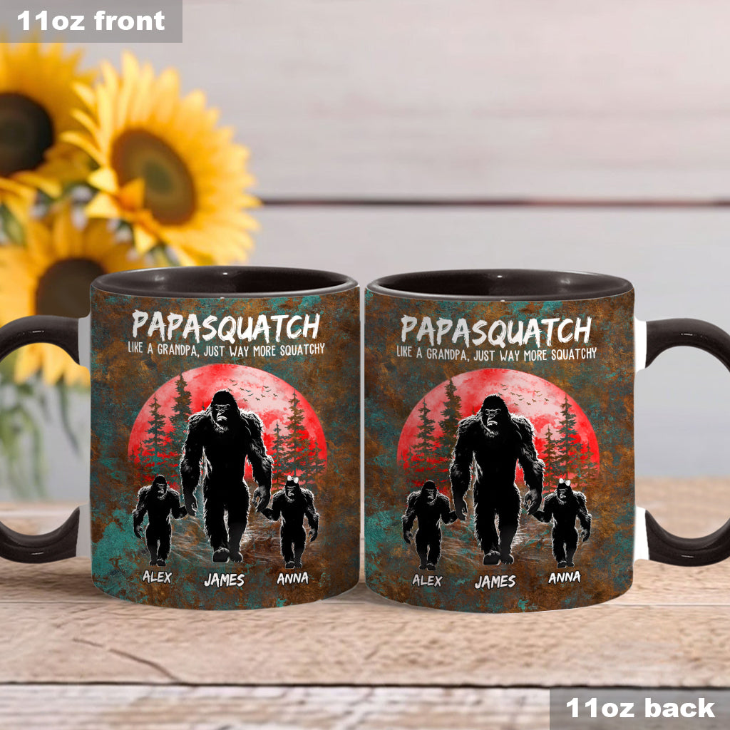 Grandpasquatch - Personalisierte Tasse mit Vater-Akzent