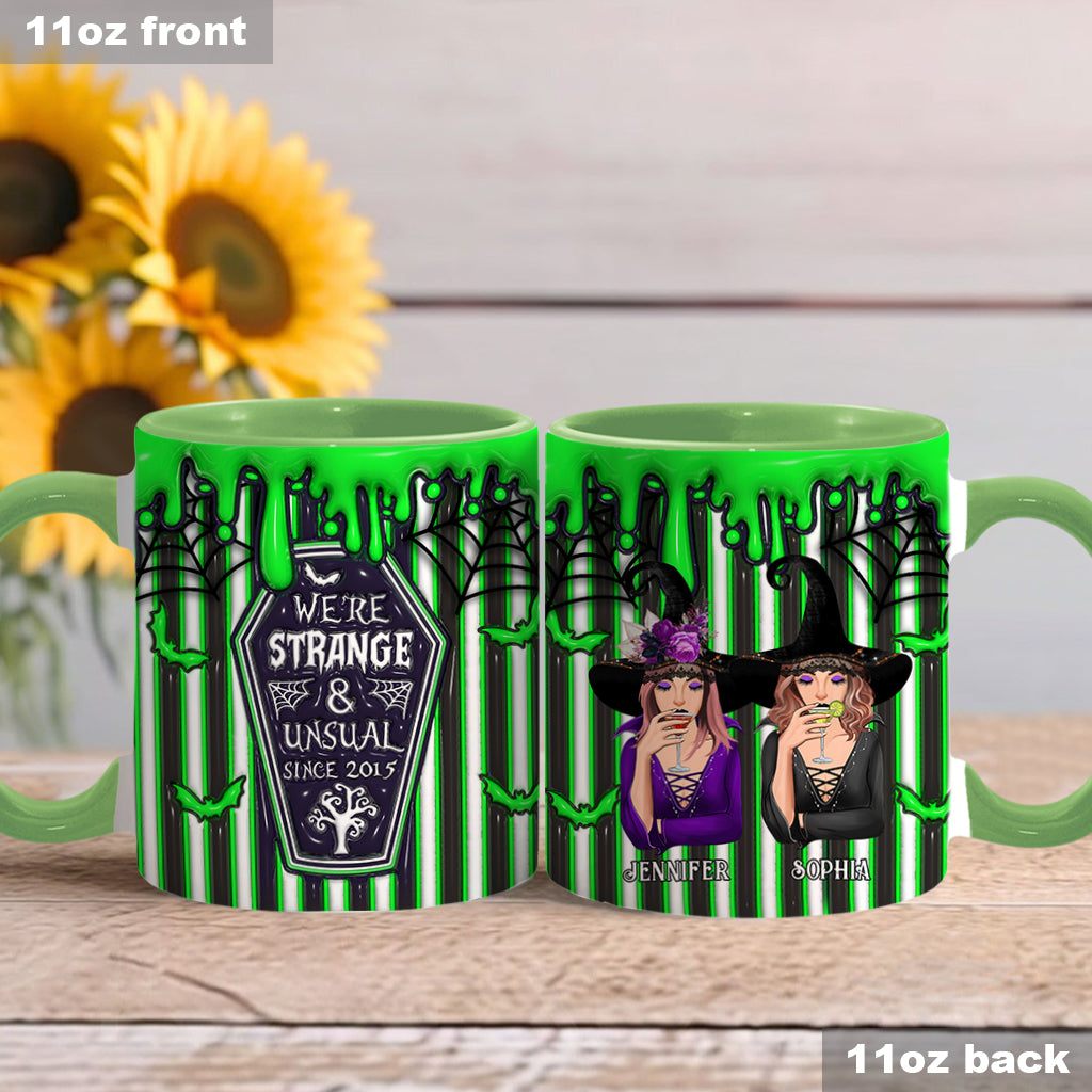 Nous sommes étranges et uniques - Mug personnalisé pour meilleure amie