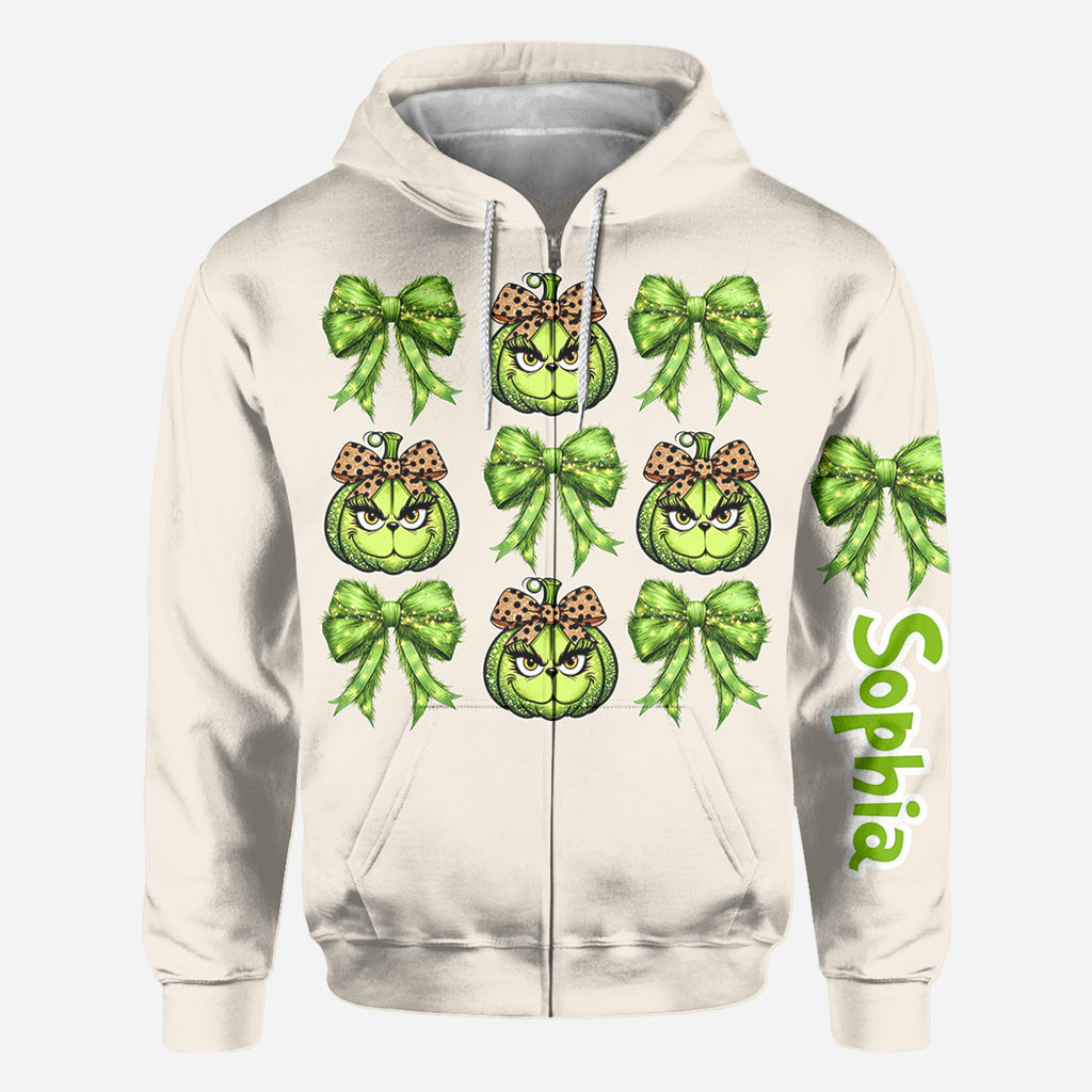 Heute besonders grinchig drauf - Personalisiertes Stola-Weihnachtsshirt