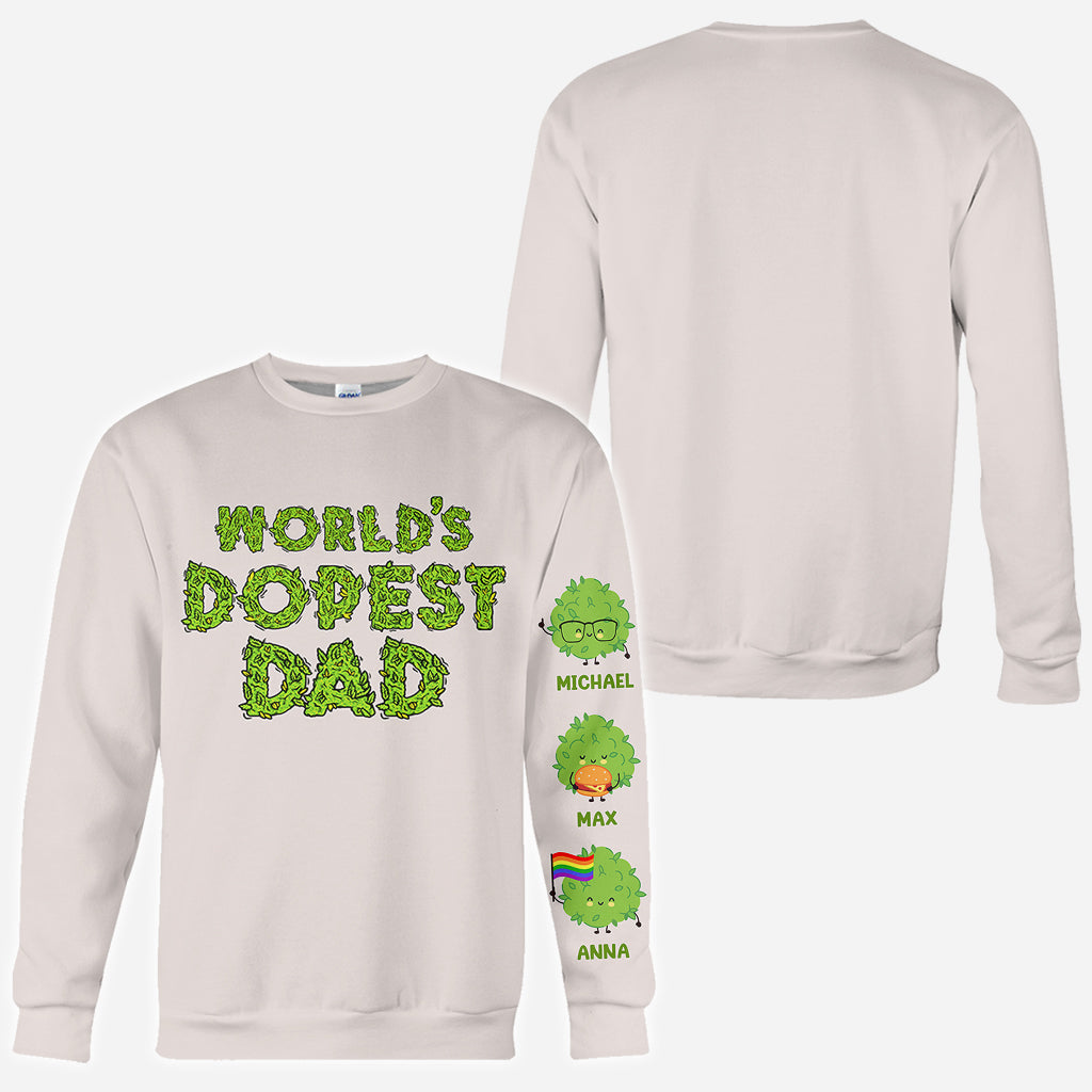 Der coolste Papa aller Zeiten – personalisiertes Vater-Shirt