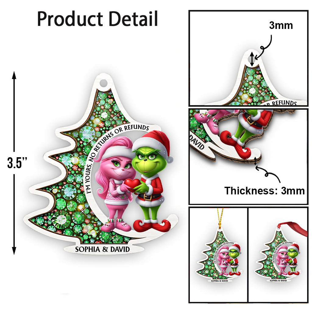 Je suis à toi, sans retour - Ornement de Noël personnalisé en forme d'étole