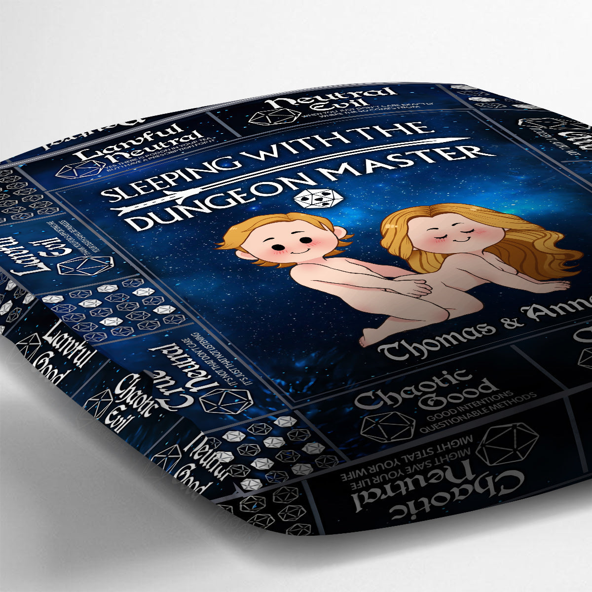 Schlafen mit dem Spielleiter – Personalisiertes Rollenspiel-Kissen