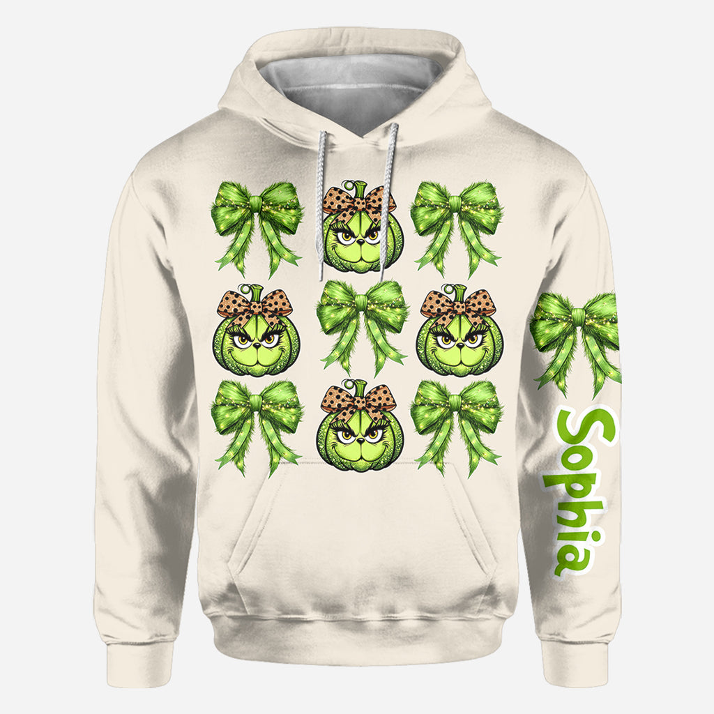 Heute besonders grinchig drauf - Personalisiertes Stola-Weihnachtsshirt