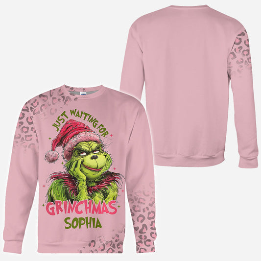Waiting For Christmas - Personalized Stole Christmas All Over Shirt