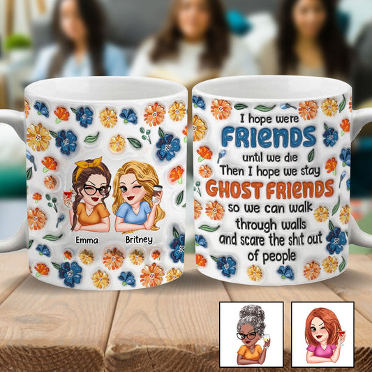 Ghost Friends - Personalisierter Bestie-Tasse