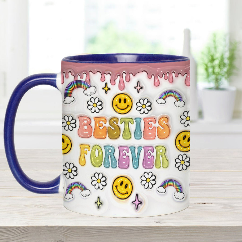 Für immer beste Freundinnen - Personalisierte Tasse mit Freundschaftsmotiv