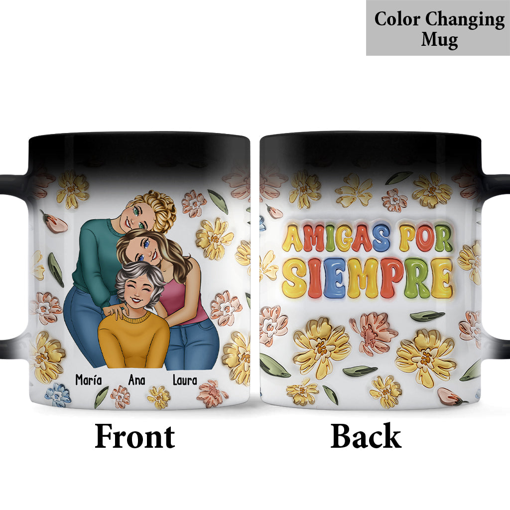 Amigas Por Siempre - Tasse Bestie personnalisée