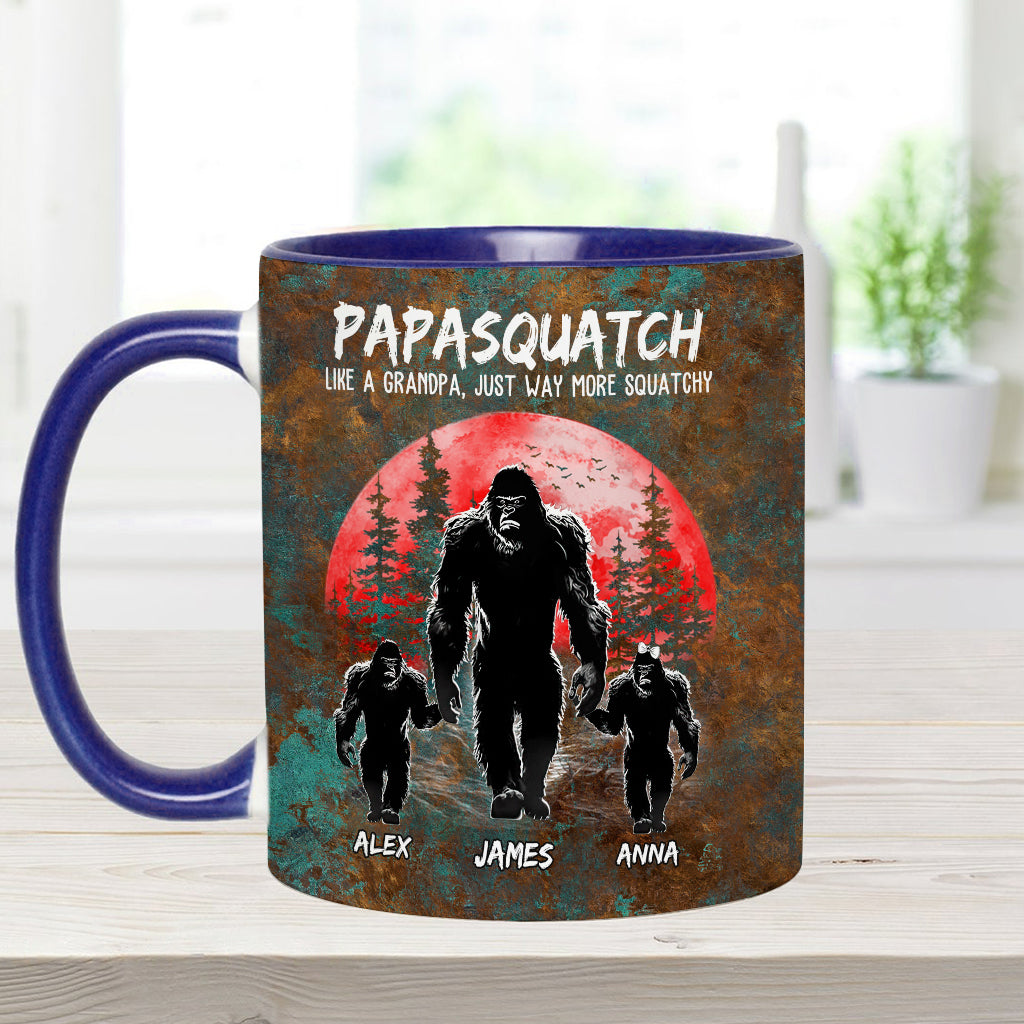 Grandpasquatch - Personalisierte Tasse mit Vater-Akzent