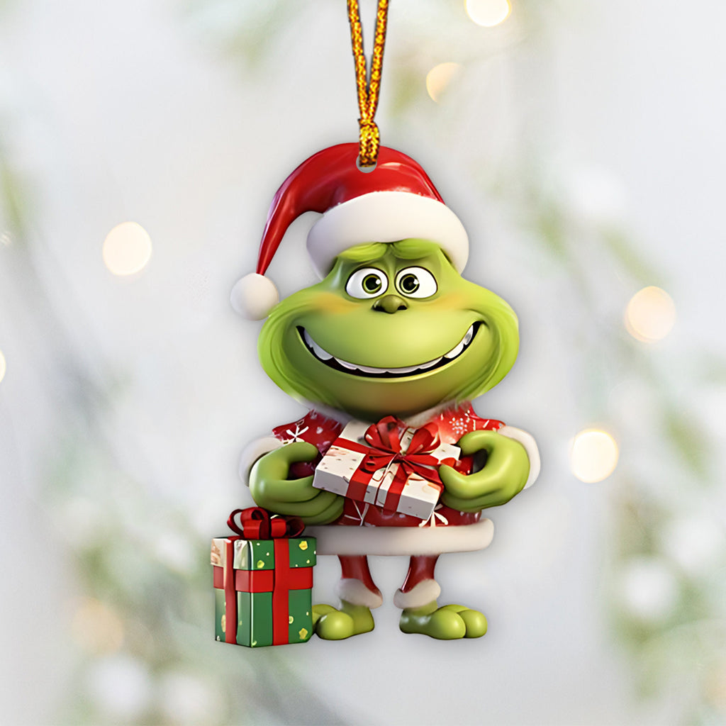 Fröhliche Grinchmas – Personalisierte Stola als Weihnachtsschmuck