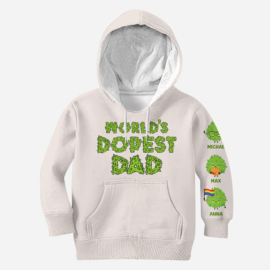 Der coolste Papa aller Zeiten – personalisiertes Vater-Shirt