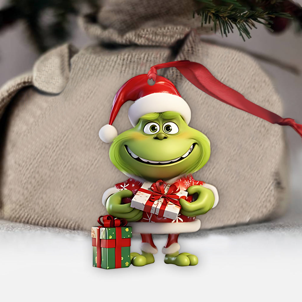 Fröhliche Grinchmas – Personalisierte Stola als Weihnachtsschmuck