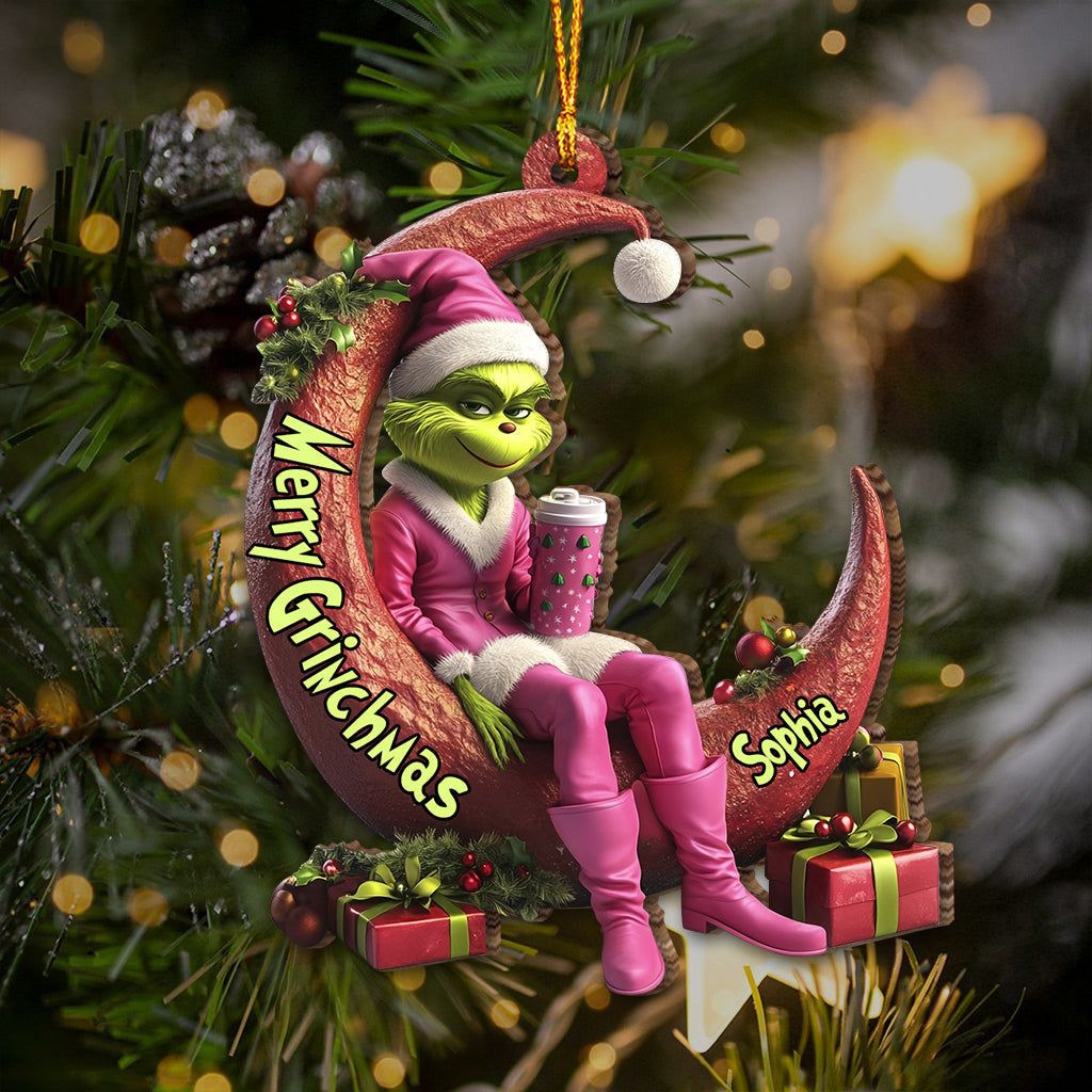 Freche, freche Dame – Personalisierte Stola als Weihnachtsschmuck