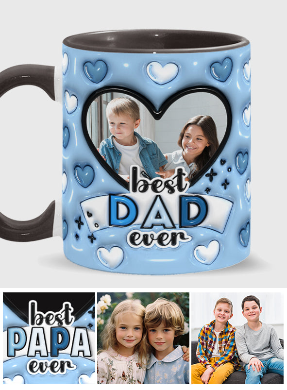 Bester Papa aller Zeiten - Personalisierte Tasse mit Vater-Akzent