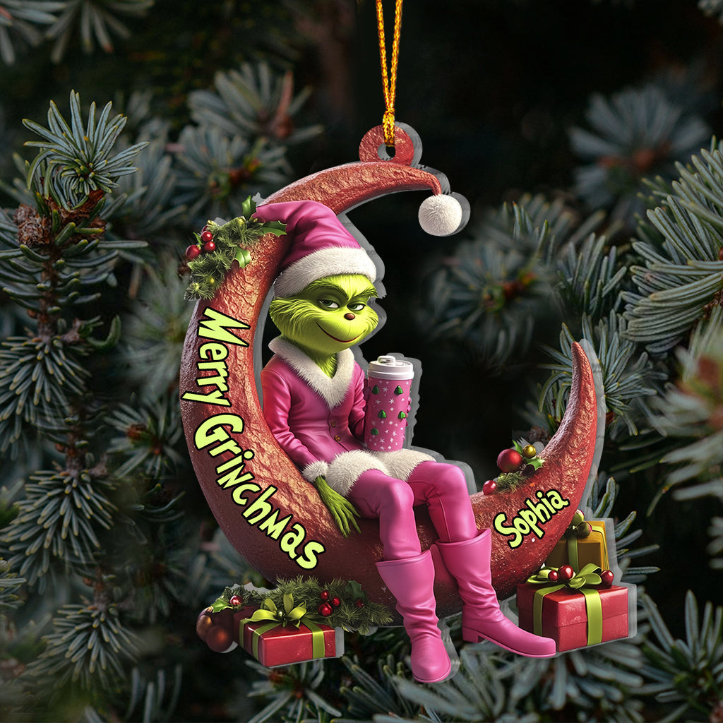 Freche, freche Dame – Personalisierte Stola als Weihnachtsschmuck
