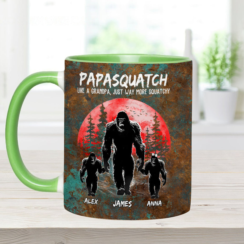 Grandpasquatch - Personalisierte Tasse mit Vater-Akzent