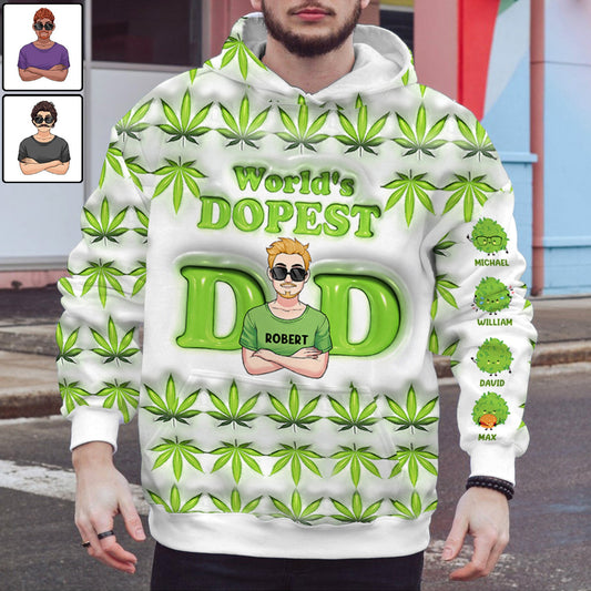 Der coolste Papa aller Zeiten – personalisiertes Vater-Shirt