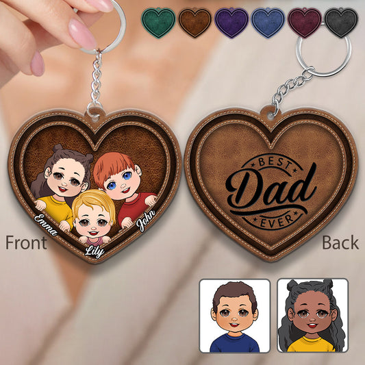 Bester Papa/Opa/Vater aller Zeiten – Personalisierter Schlüsselanhänger für Väter