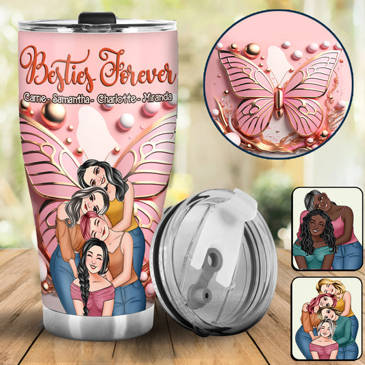 Für immer beste Freundinnen - Personalisierter Bestie-Becher