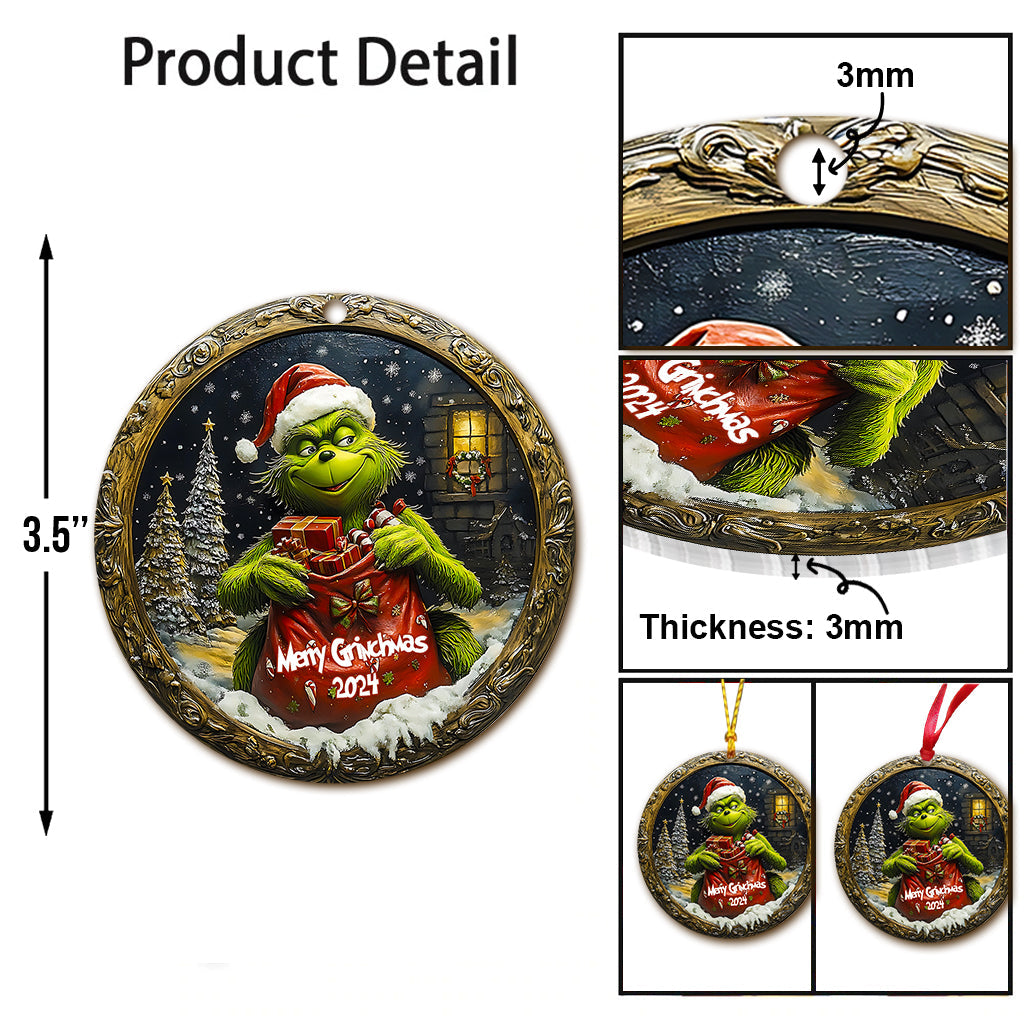 Briser le monstre coquin - Ornement de Noël étole personnalisé