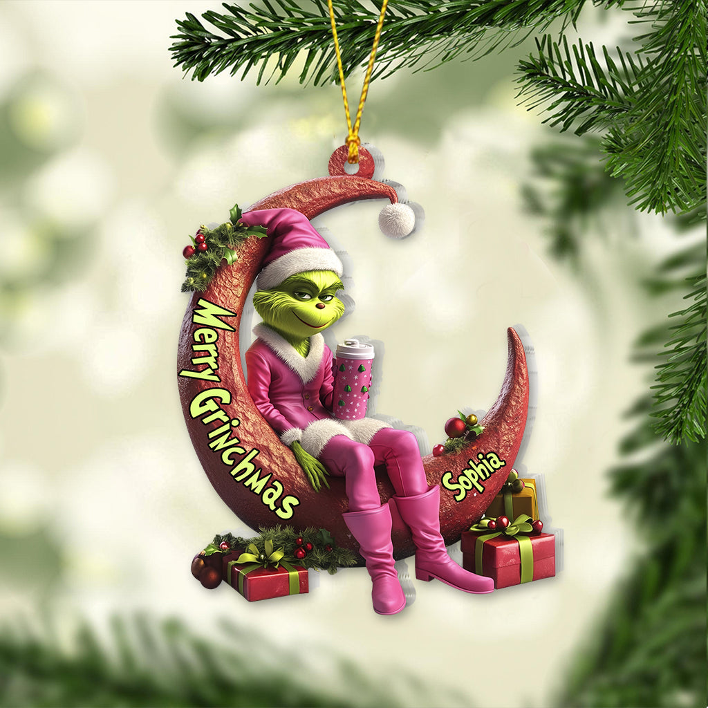 Freche, freche Dame – Personalisierte Stola als Weihnachtsschmuck