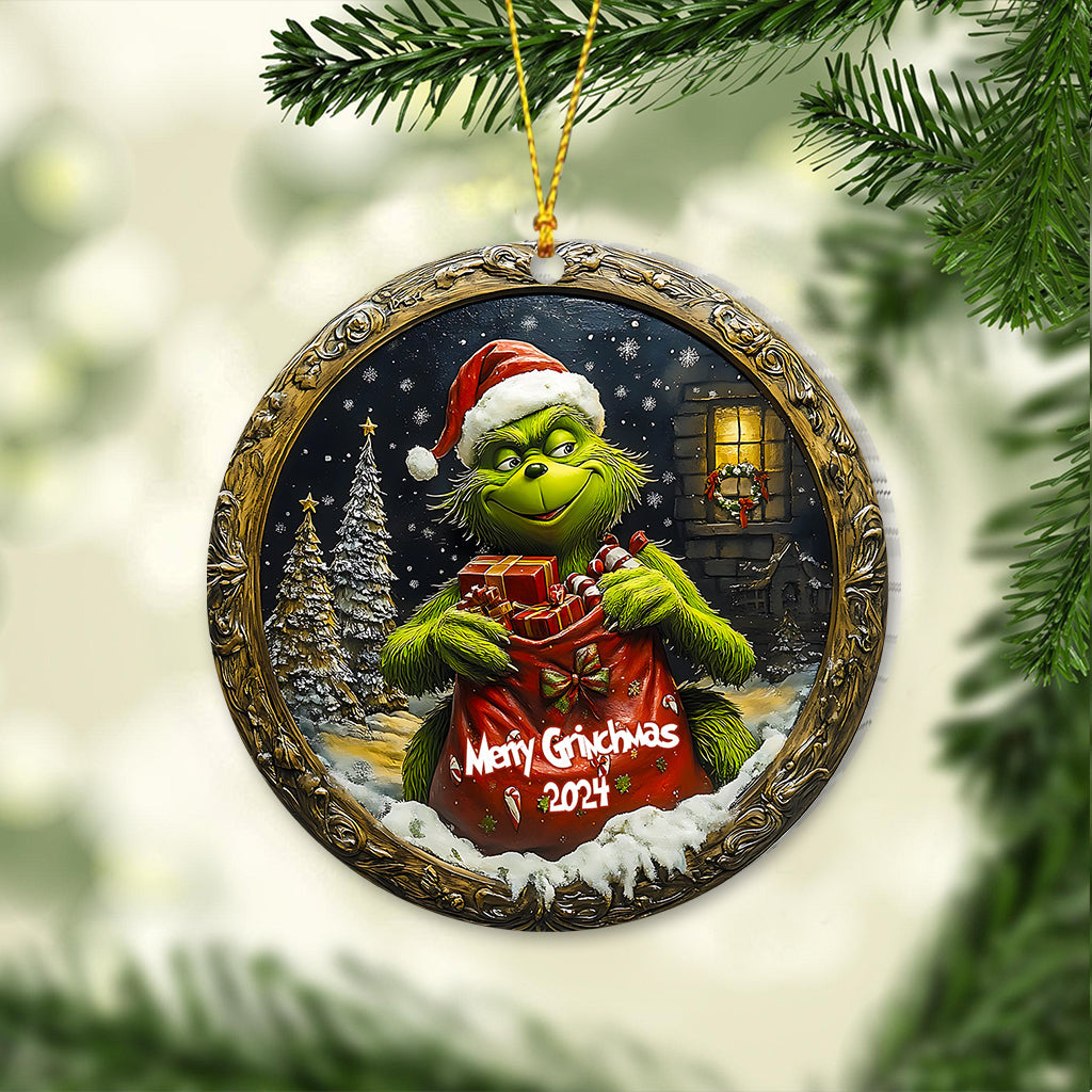 Briser le monstre coquin - Ornement de Noël étole personnalisé