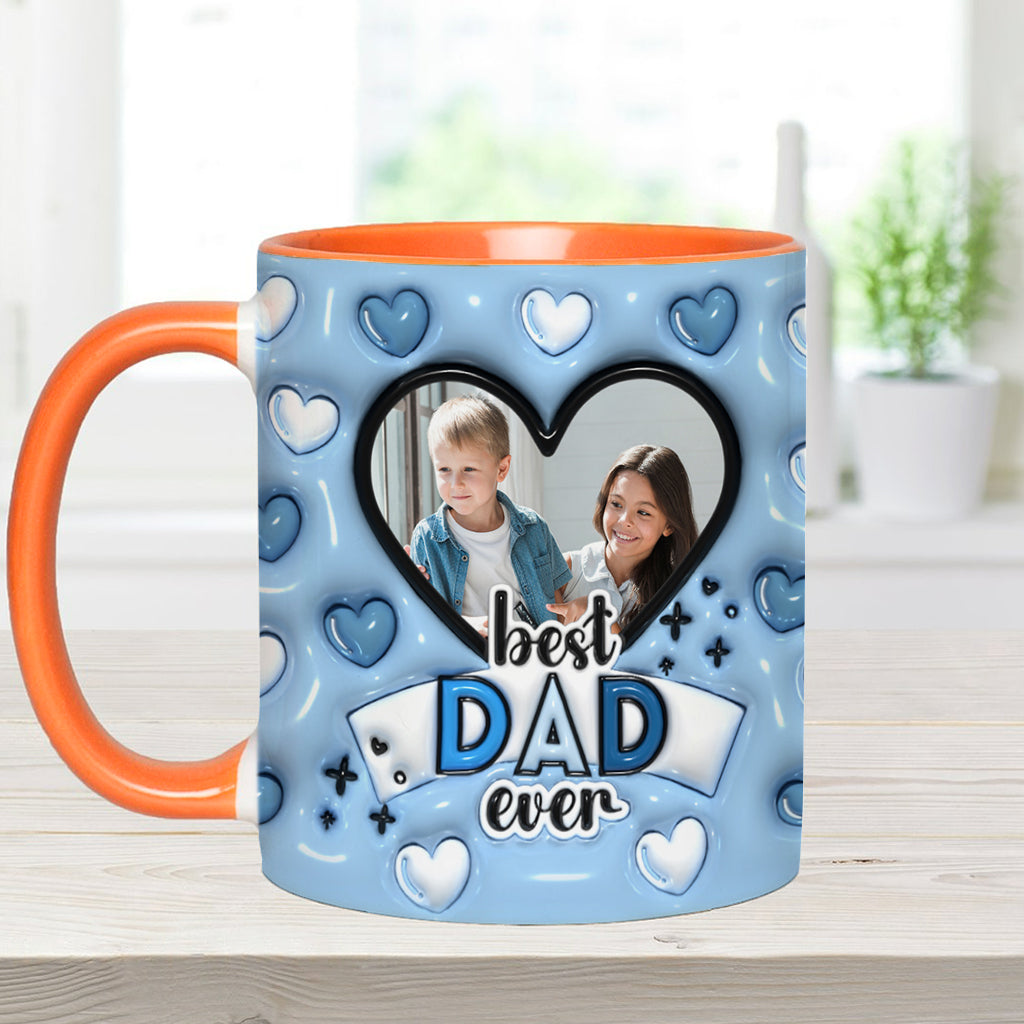 Bester Papa aller Zeiten - Personalisierte Tasse mit Vater-Akzent