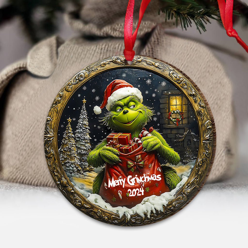 Briser le monstre coquin - Ornement de Noël étole personnalisé