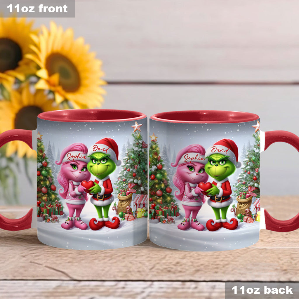 Joyeux Grinchmas - Mug personnalisé avec étole de Noël
