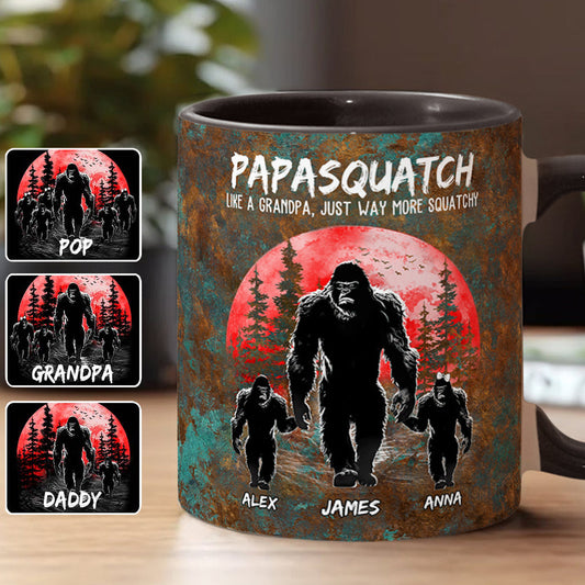 Grandpasquatch - Personalized Father Accent Mug