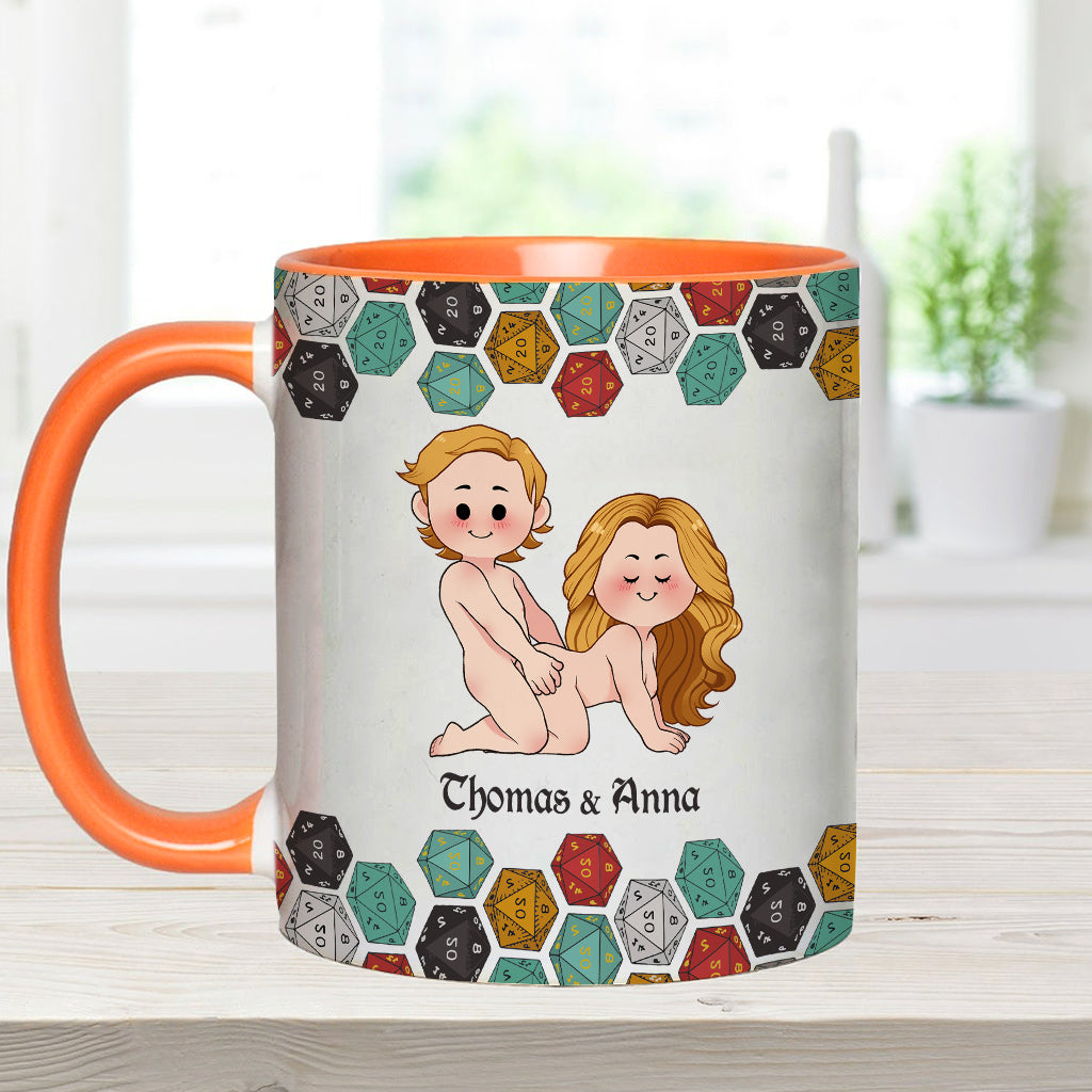 Schlafen mit dem Spielleiter - Personalisierte RPG-Akzent-Tasse