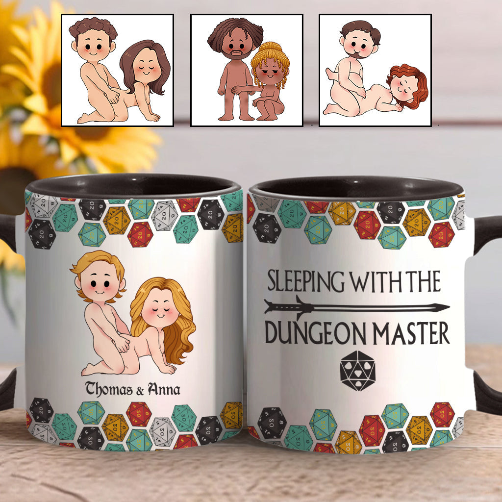 Schlafen mit dem Spielleiter - Personalisierte RPG-Akzent-Tasse
