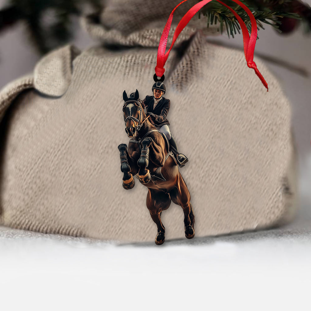 Custom Any Photo Ornament - Personalized Horse Custom Shaped Ornament