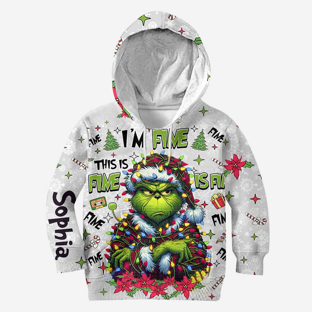 Alles gut, mir geht's gut – personalisiertes Stola-Weihnachts-T-Shirt