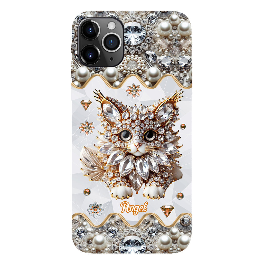 Coque de téléphone personnalisée avec motif chat persan « Love Persian Cat »