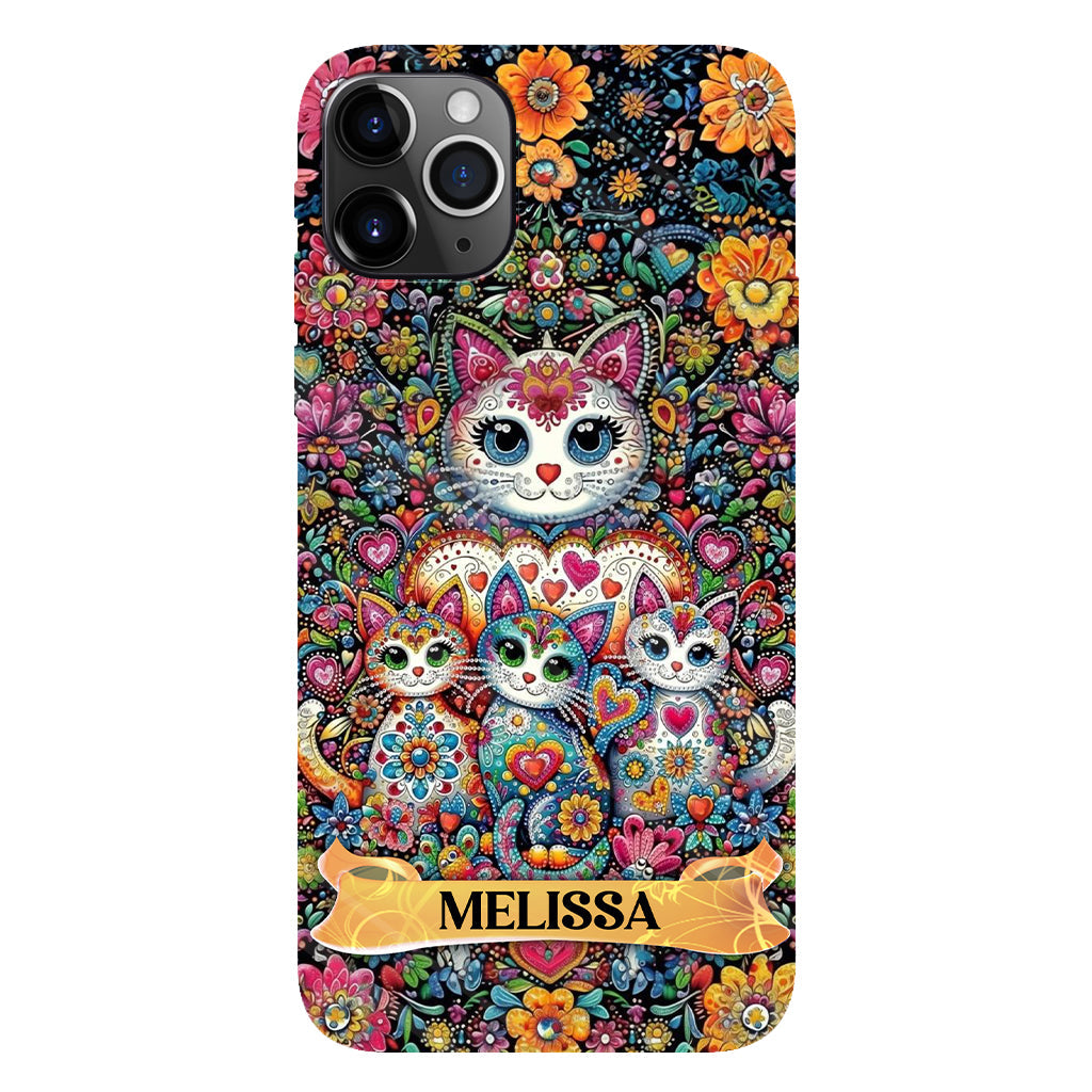 Magnifiques chats - Coque de téléphone personnalisée avec impression intégrale de chat