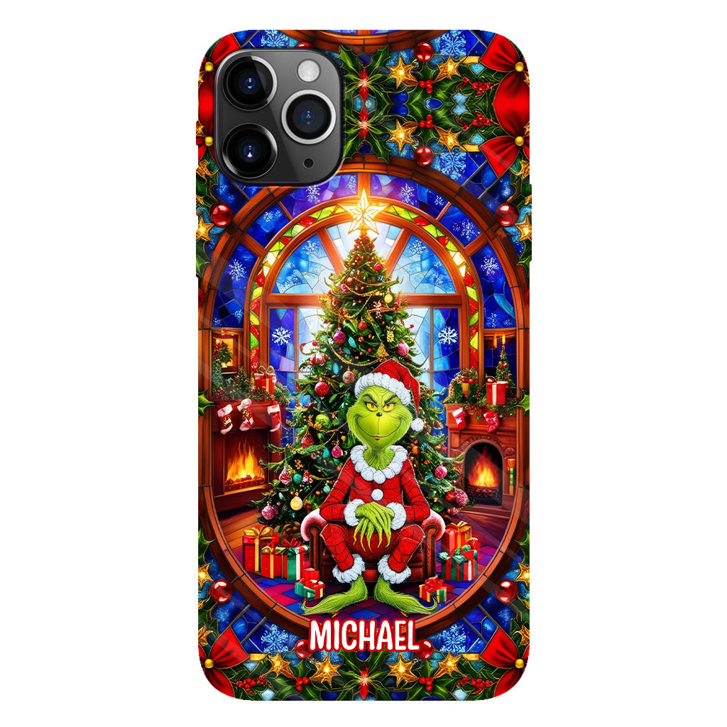 Green Christmas - Personalized Stole Christmas Full Print Phone Case
